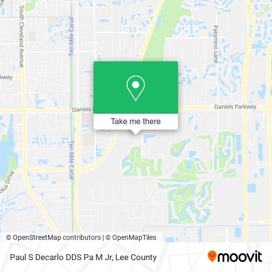 Paul S Decarlo DDS Pa M Jr map