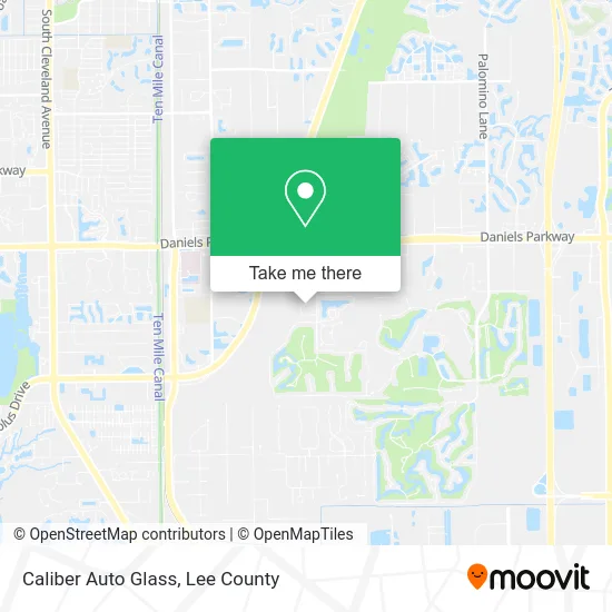 Caliber Auto Glass map