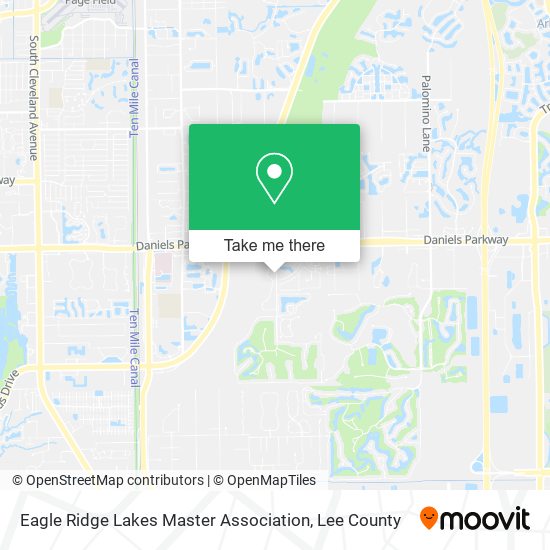 Eagle Ridge Lakes Master Association map
