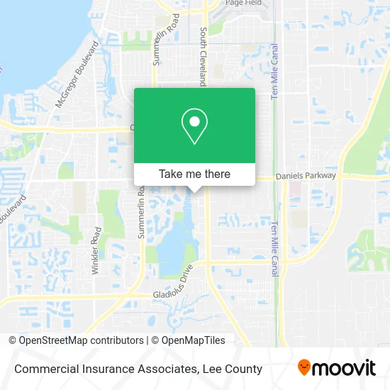 Commercial Insurance Associates map
