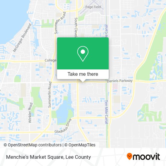 Menchie's Market Square map