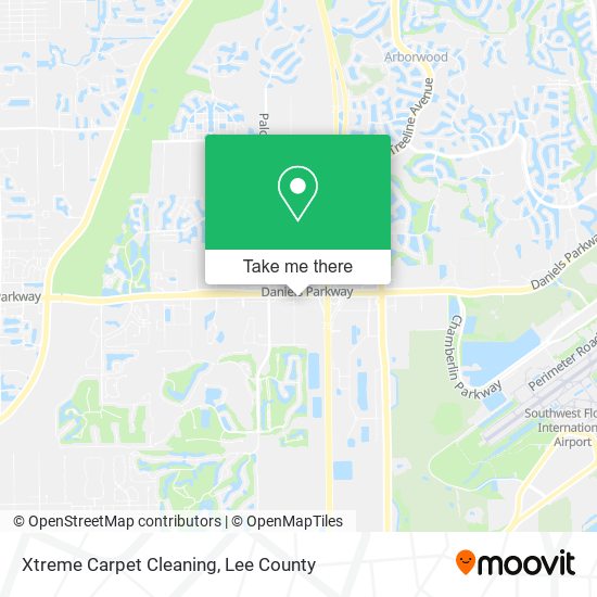 Xtreme Carpet Cleaning map