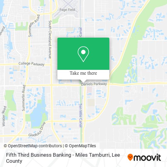 Mapa de Fifth Third Business Banking - Miles Tamburri