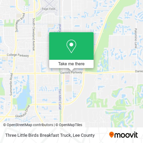 Mapa de Three Little Birds Breakfast Truck