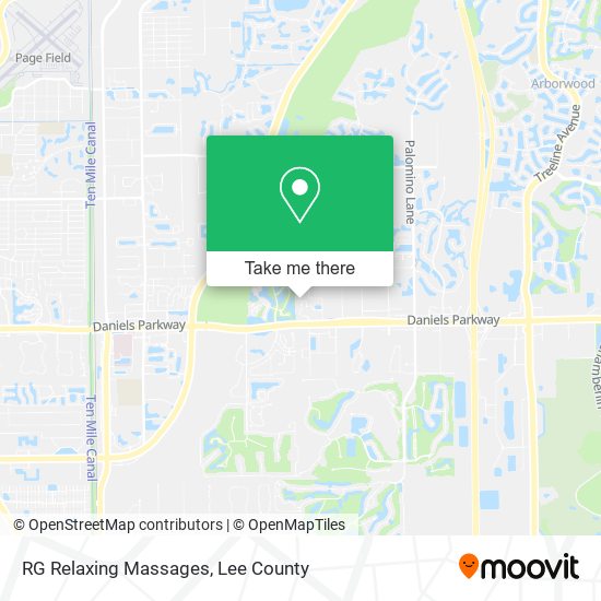 RG Relaxing Massages map