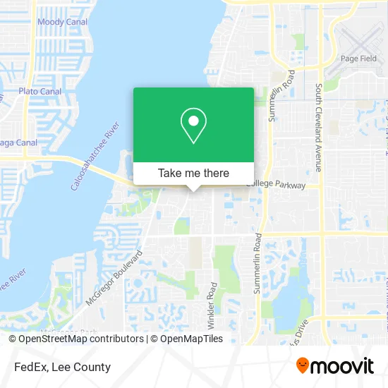 FedEx map