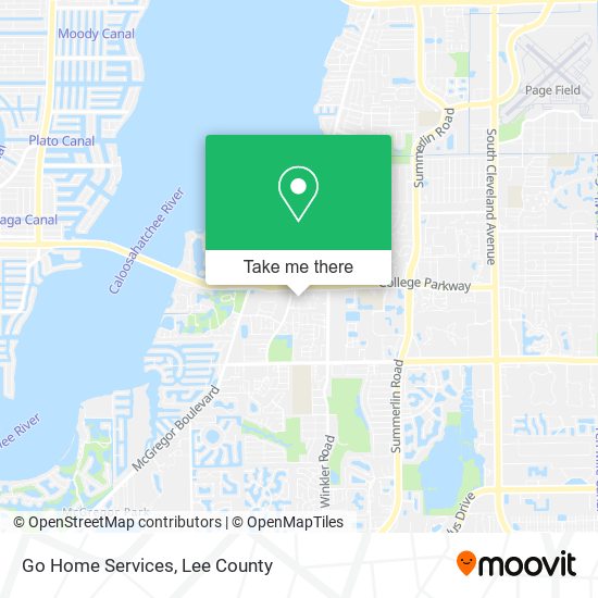 Go Home Services map