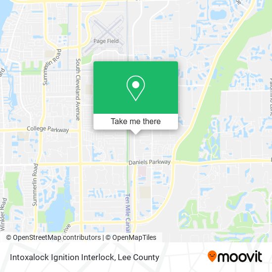 Mapa de Intoxalock Ignition Interlock