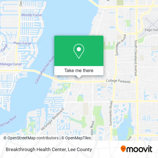 Breakthrough Health Center map