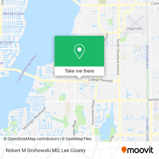 Robert M Grohowski MD map