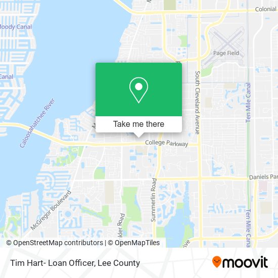 Mapa de Tim Hart- Loan Officer