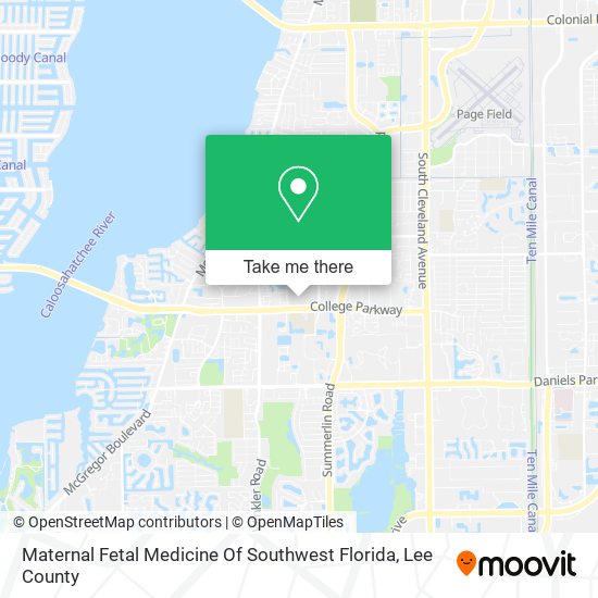 Mapa de Maternal Fetal Medicine Of Southwest Florida