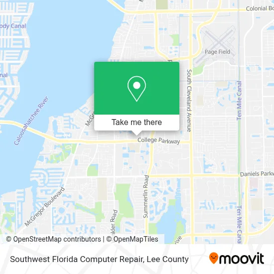 Southwest Florida Computer Repair map