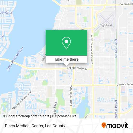 Pines Medical Center map