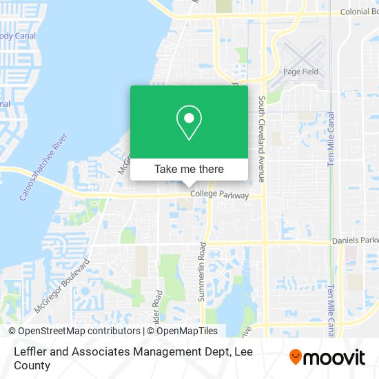 Leffler and Associates Management Dept map