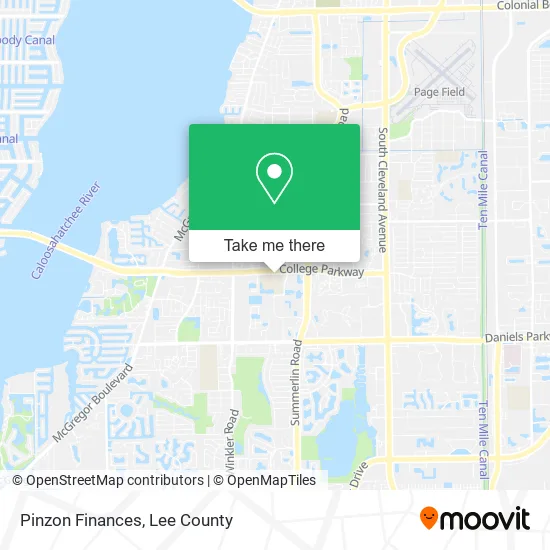 Pinzon Finances map