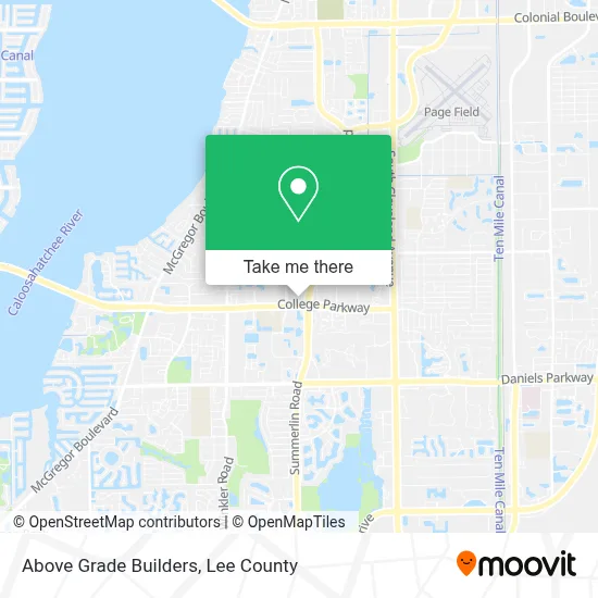 Above Grade Builders map