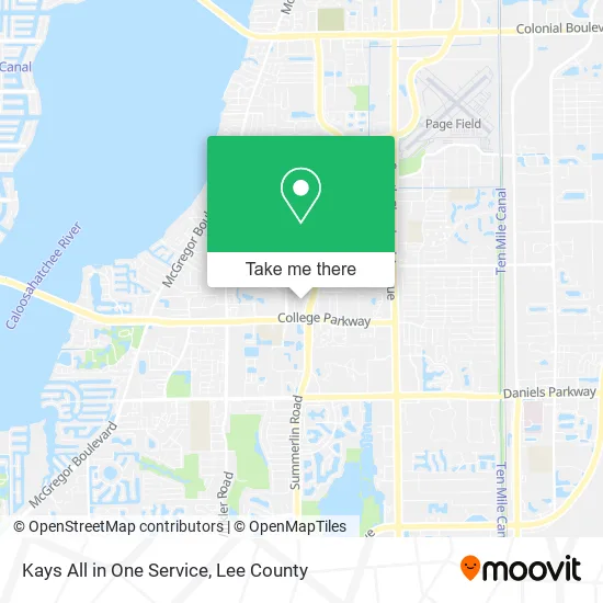 Kays All in One Service map