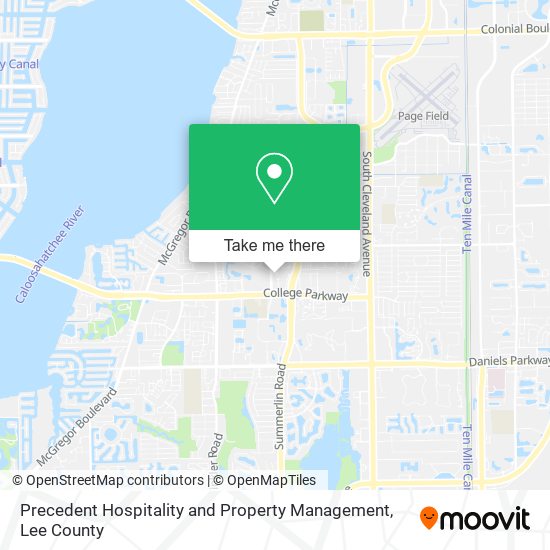 Mapa de Precedent Hospitality and Property Management