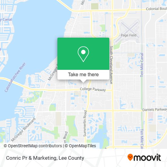 Conric Pr & Marketing map