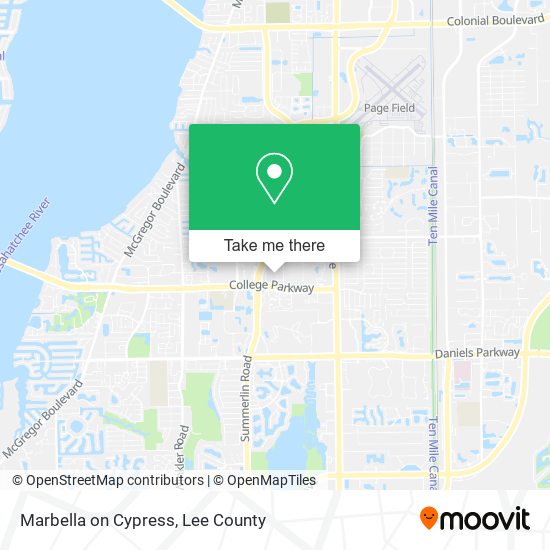 Marbella on Cypress map
