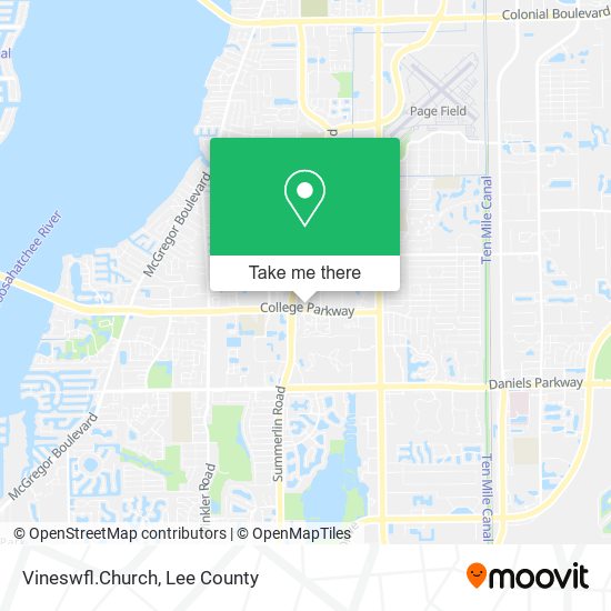 Mapa de Vineswfl.Church