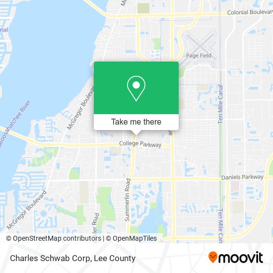 Charles Schwab Corp map