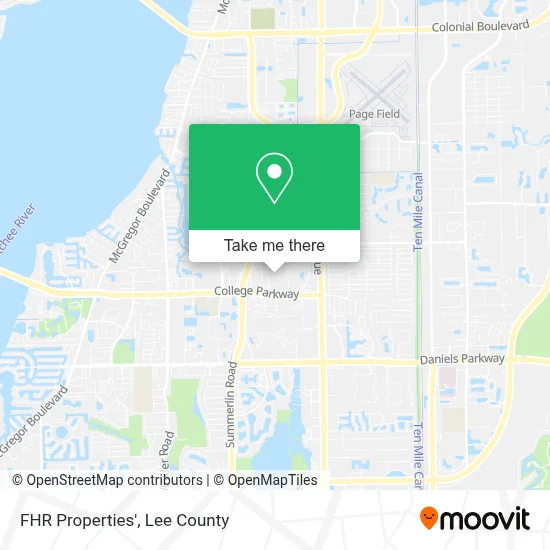 FHR Properties' map