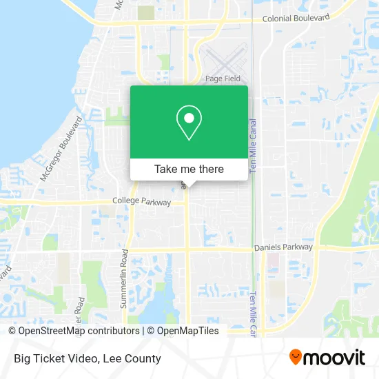 Big Ticket Video map