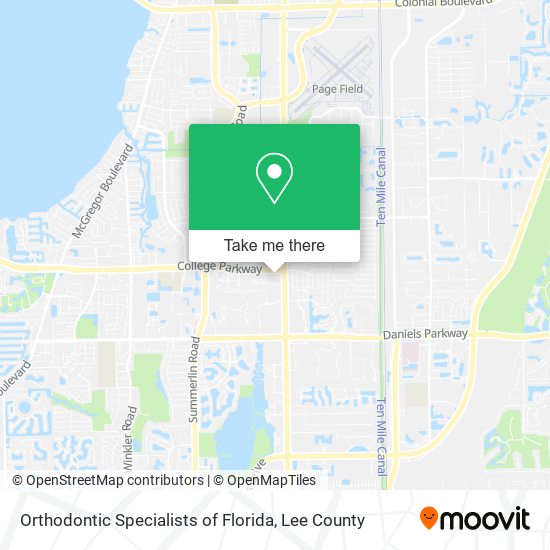 Mapa de Orthodontic Specialists of Florida