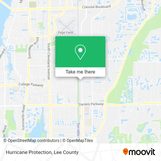 Hurricane Protection map