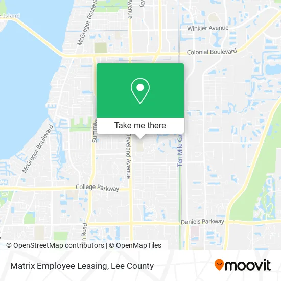 Matrix Employee Leasing map