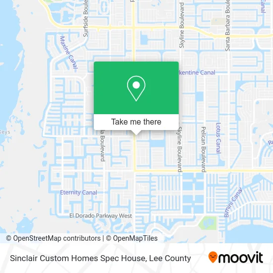 Sinclair Custom Homes Spec House map