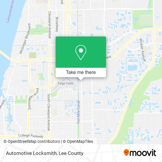 Automotive Locksmith map