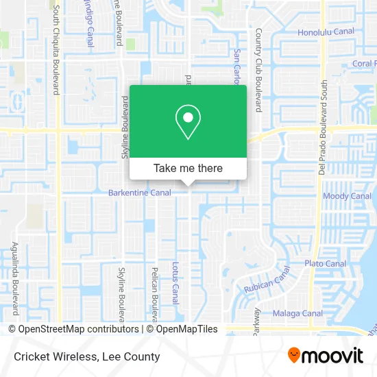 Cricket Wireless map