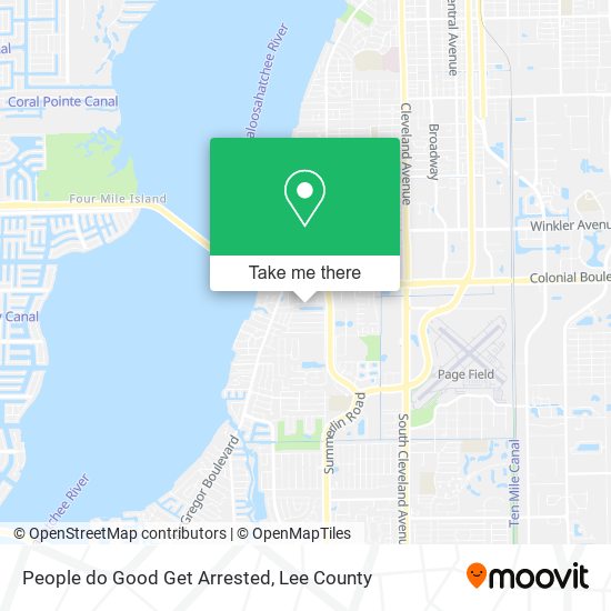 Mapa de People do Good Get Arrested