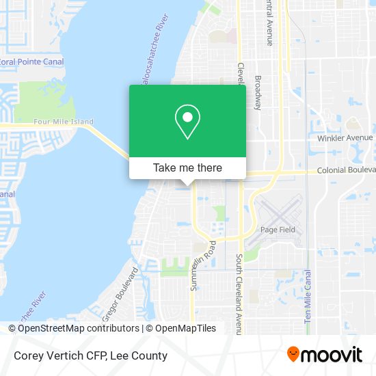 Corey Vertich CFP map