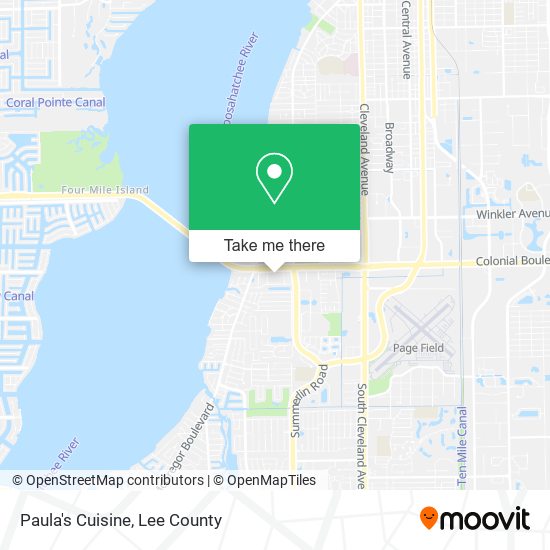 Paula's Cuisine map