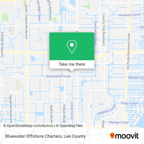Mapa de Bluewater Offshore Charters