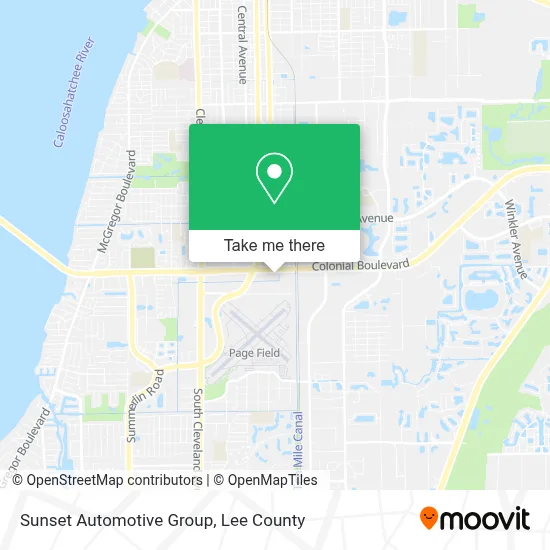 Sunset Automotive Group map