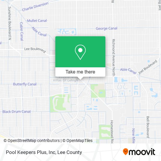 Mapa de Pool Keepers Plus, Inc