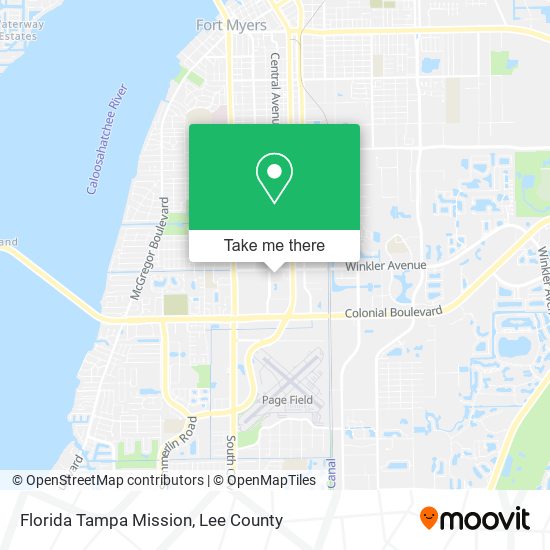 Mapa de Florida Tampa Mission