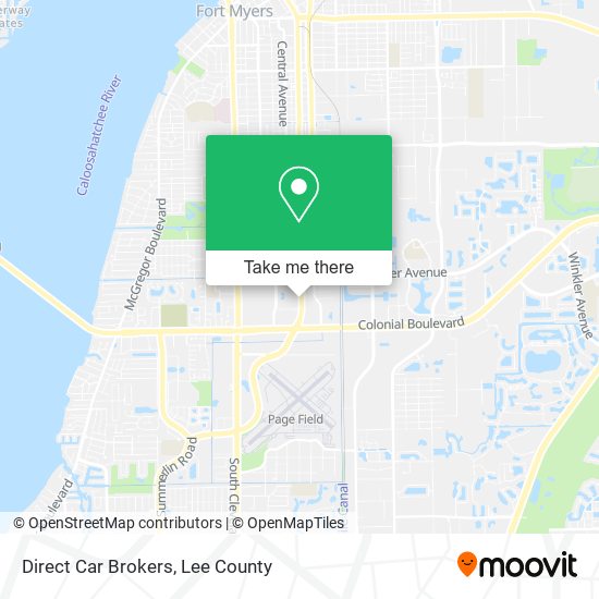 Direct Car Brokers map