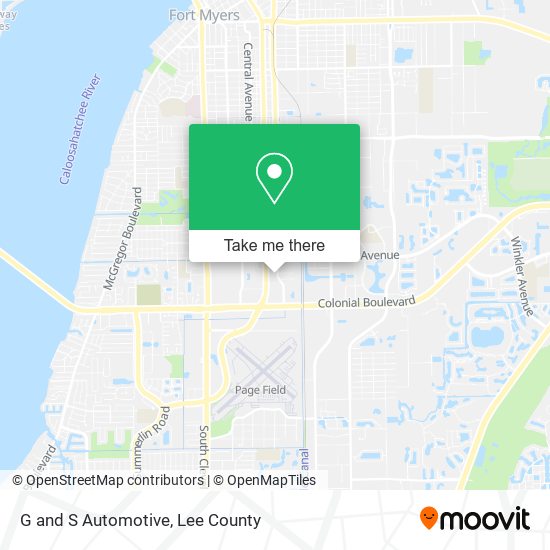 G and S Automotive map