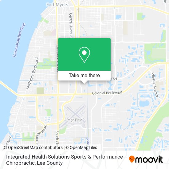 Integrated Health Solutions Sports & Performance Chiropractic map