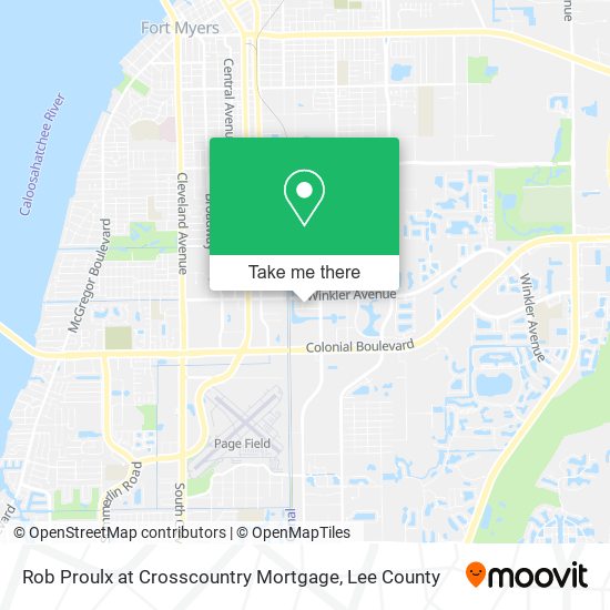 Rob Proulx at Crosscountry Mortgage map