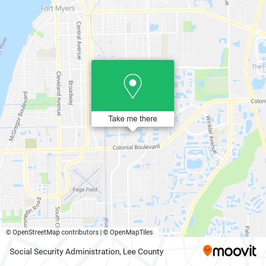 Social Security Administration map