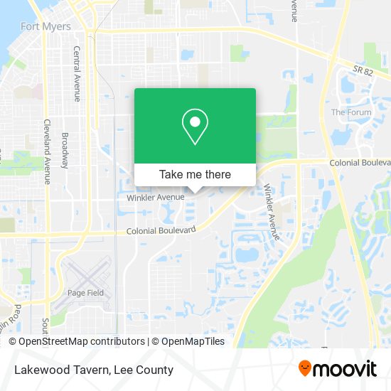 Mapa de Lakewood Tavern