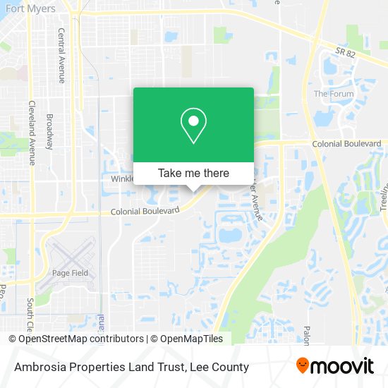 Ambrosia Properties Land Trust map