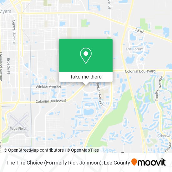 The Tire Choice (Formerly Rick Johnson) map